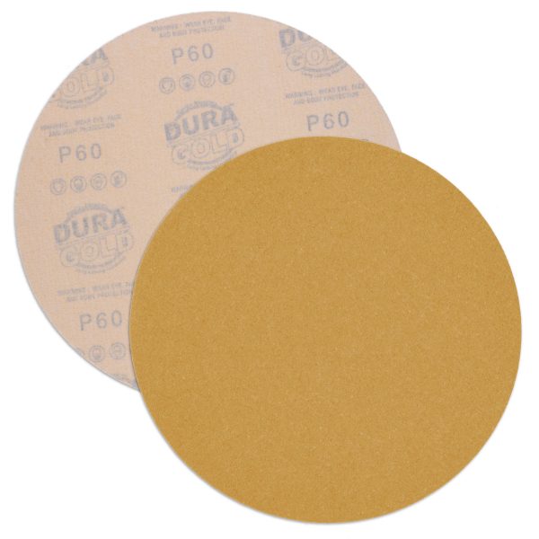 Dura-Gold Premium 9  Drywall Sanding Discs, 60 Grit (Box of 8), Sandpaper Discs with Hook & Loop Backing, Aluminum Oxide Abrasive, For Power Sanders Hot on Sale - Image 3