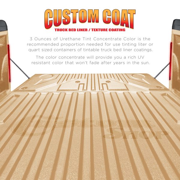 Camouflage Series 3 oz (Field Tan Federal Standard Color #30480) Urethane Tint Concentrate for Tinting Truck Bed Liner Coatings For Cheap - Image 5
