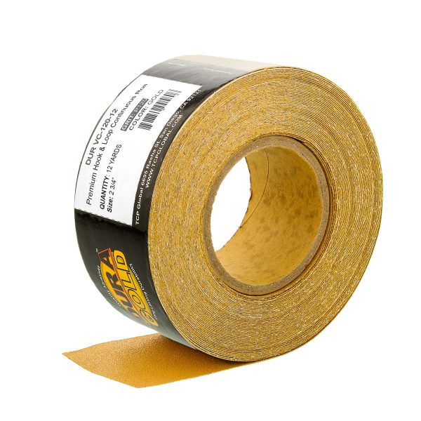 Dura-Gold Premium 120 Grit Gold Longboard Continuous Sandpaper Roll, 2-3 4  Wide, 12 Yards Long, Hook & Loop Backing - Automotive, Woodworking Sanding Cheap