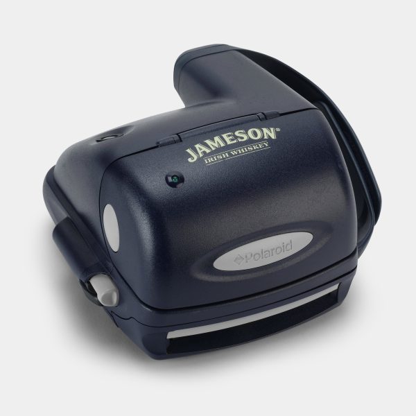 Polaroid 600 Express Blue with Grey  Jameson Irish Whiskey  Instant Film Camera For Sale - Image 4