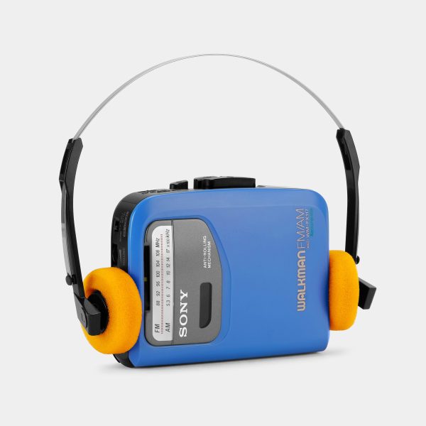 Sony Walkman WM-FX117 AM FM Blue Portable Cassette Player Fashion