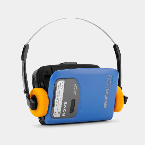 Sony Walkman WM-FX117 AM FM Blue Portable Cassette Player Fashion - Image 2